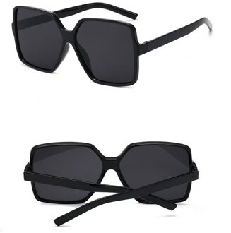 Mode Vrouwen Oversize Zonnebril Gradient Plastic Vrouwelijke Zonnebril Uv400