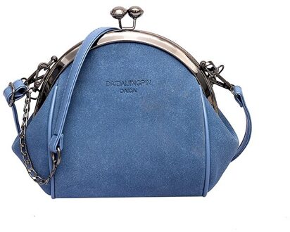 Mode Vrouwen Schoudertas Casual Crossbody Tas Kleine Messenger Bags Vrouwelijke Snoep Kleuren Handtas leuke Flap Lady Bolsa Feminina Blauw