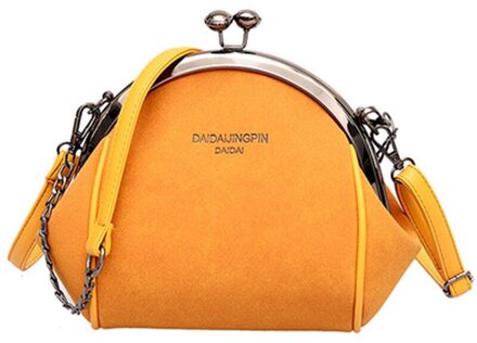 Mode Vrouwen Schoudertas Casual Crossbody Tas Kleine Messenger Bags Vrouwelijke Snoep Kleuren Handtas leuke Flap Lady Bolsa Feminina Oranje