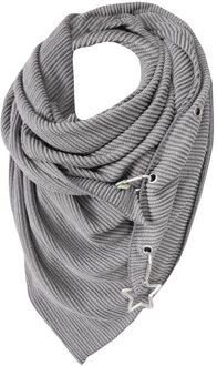 Mode Vrouwen Sjaal Soild Dot Printing Button Soft Wrap Casual Warme Sjaals Leisure Zachte Persoonlijkheid grijs