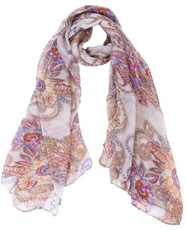 Mode Vrouwen Sjaals boom Afdrukken Lange Soft Wrap Sjaal Vintage Dame Lange Hals Grote Sjaal Chiffon Stola Sjaals