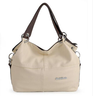 mode vrouwen tas Schoudertas vrouwen lederen handtassen vrouwen grote zak Crossbody tas Bolsa vrouwen handtassen XS-430 wit