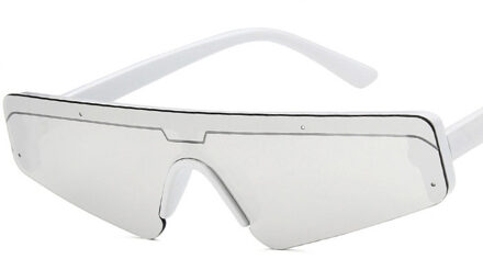 Mode Vrouwen Zonnebril Cat Eye Zonnebril Vrouwelijke Mannelijke Spiegel Sport Siamese Brillen UV400 Oculos
