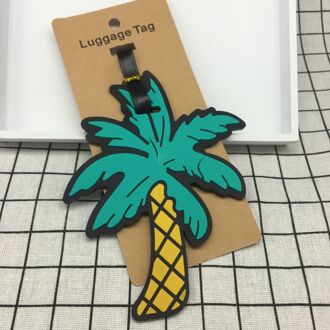 Mode Vruchten Reizen Accessoires Creatieve Bagagelabel Silicagel Koffer ID Addres Houder Bagage Boarding Tags Draagbare Label