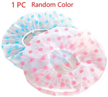 Mode Waterdichte Golf Punt Bad Cap Hoed Elastische Douche Hoed Herbruikbare Bad Head Haar Cover Voor Vrouwen Salon Douche Bad levert