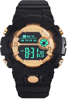 Mode Waterdichte Horloge Jongen Lcd Digitale Stopwatch Datum Rubber Sport Polshorloge Beweging Horloges GD