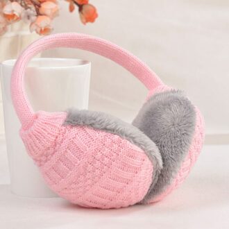 Mode Winter Warm Gebreide Oorbeschermers Oorwarmers Vrouwen Meisjes Gehoorbeschermers Oorlelletje Warmer Hoofdband groen