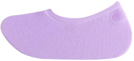 Mode Womens Katoen Kleur Blok Sokken Warme Kleurrijke Diamant Casual Kleding Sokken 2.22 paars