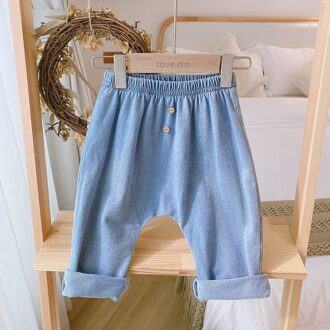 Mode Zachte Jeans Herfst Losse Casual Broek Kinderen Kids Broek Tiener Denim Baby Jongens Meisjes Baby Leuke Kleding S-6-12M