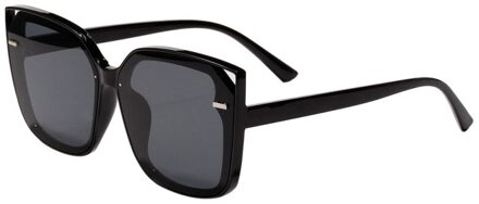 Mode Zomer Retro Zonnebril Trendy Wilde Vierkante Brillen Transparante Gradient Zonnebril