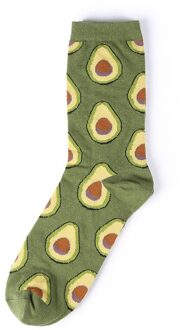 Modeager Mode Cartoon Leuke Sushi Cake Brood Avocado Vrouwen Voedsel Sokken Winter Dikke Warme Sokken voor Dames Meisjes Blauw