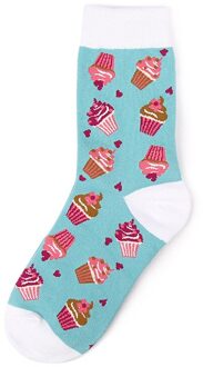 Modeager Mode Cartoon Leuke Sushi Cake Brood Avocado Vrouwen Voedsel Sokken Winter Dikke Warme Sokken voor Dames Meisjes Bruin