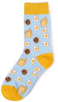 Modeager Mode Cartoon Leuke Sushi Cake Brood Avocado Vrouwen Voedsel Sokken Winter Dikke Warme Sokken voor Dames Meisjes Goud