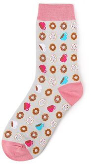 Modeager Mode Cartoon Leuke Sushi Cake Brood Avocado Vrouwen Voedsel Sokken Winter Dikke Warme Sokken voor Dames Meisjes zwart