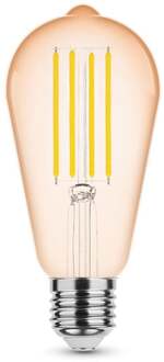 Modee LED ST64 E27 4-28W 1800K filament amber dimbaar - LED7470