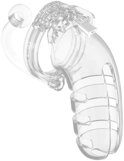 Model 12 Chastity Cock Cage with Plug - 5.5 / 14 cm