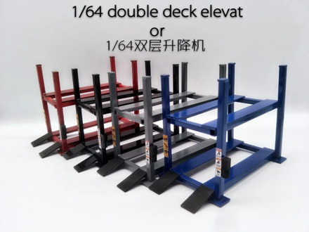 model Car lift 1:64 1:43 1:24 1:18 double single deck elevator garage repair station stand for model vhicle static Not moveable