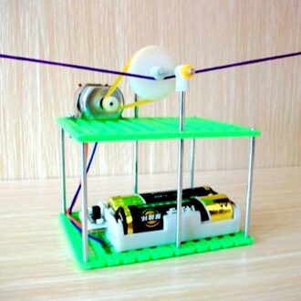 Model Educatief Kabel Auto Speelgoed Leren Wetenschap DIY Monteren Leermiddelen Kinderen Elektrische Handgemaakte Mini Fysieke Experiment