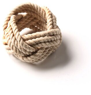 Model Kamer Natuurlijke Jute Servet Ring Touw Geweven Servet Gesp Linnen Touw Servet Ring