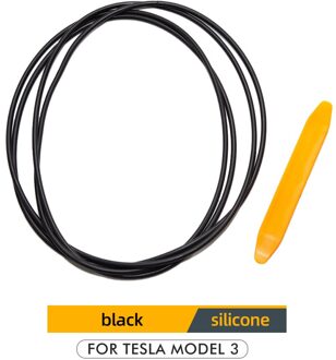 Model3 Auto Wind Ruisonderdrukking Kit Rustig Seal Kit Voor Tesla Model 3 Accessoires Dakraam Glas Afdichtstrip Model drie