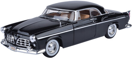 Modelauto Chrysler C300 1955 zwart schaal 1:24/23 x 8 x 6 cm - Speelgoed auto's