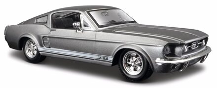 Modelauto - Ford - GT500 Shelby 1967 - grijs - schaal 1:24 - speelgoedauto