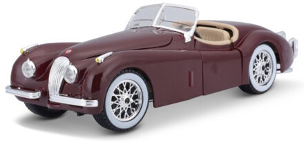 Modelauto - Jaguar XK 120 - donker rood