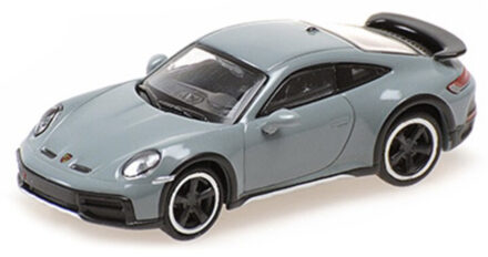 Modelauto - Porsche 911 - grijs/groen