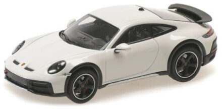 Modelauto - Porsche 911 - wit - 6 x 2 x 2 cm - speelgoedauto