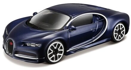 Modelauto/speelgoedauto Bugatti Chiron - donkerblauw - 1:43