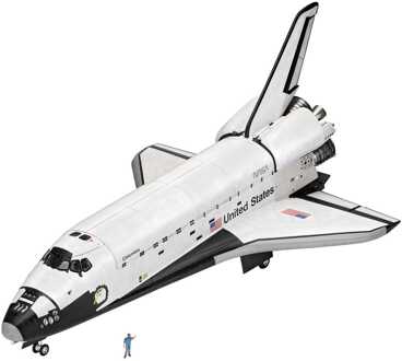 Modelbouwset Space Shuttle 48,9 X 22 Cm Wit 111-delig
