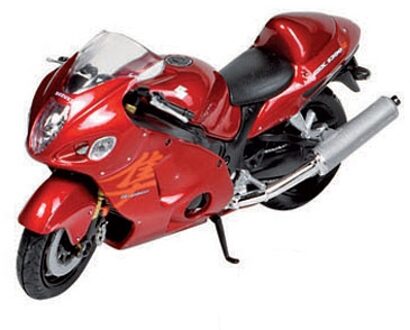 Modelmotor Suzuki - rood - schaal 1:18 - 11 cm - Motor / speelgoed