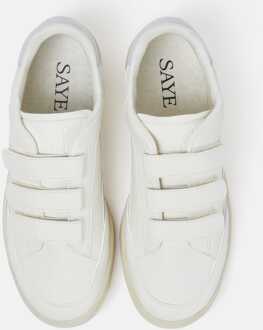 Modelo 89 Vegan Strap Trainers voor dames in Off-White Gebroken wit - EU 41 / UK 7.5