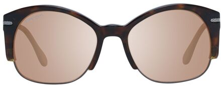 Modena Zonnebril Tortoise Stijl Bruin - One Size