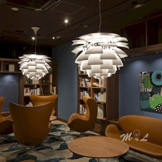 Modern Aluminum Pendant Light Pinecone Hanglamp Denmark Hanging Lamp for Living Room Office Suspension Luminaire Lamp Pendant