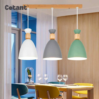 Modern Chandelier Wooden Chandelier Living Room Dining Room Kitchen Stairs Nordic Style Bar Bedroom Decoration LED Chandelier