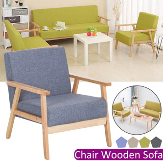Modern Design Wooden Floor Sofa Bed Lazy Sofa Armchair Modern Nordic Furniture Living Room Chair Sofa Upholstered Couch Stool