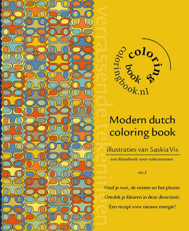 Modern Dutch Coloring Book - (ISBN:9789082533712)