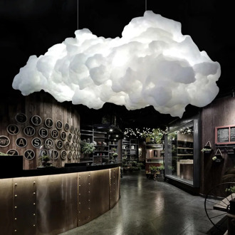 Modern Floating Cloud Led Pendant Chandelier Lighting Living Room Led Pendant Lights Bar Loft Mall Led Hanging Lamp Fixtures