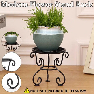 Modern Flower Stand Rack Metal Shelf Balcony Indoor Floor Shelves Pot Rack Single Antique Living Room Balcony Plante Storage