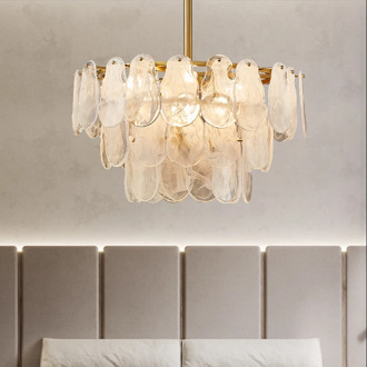 Modern Glass Led Pendant Lights Living Room Led Pendant Chandeliers Lighting Dining Room Hanging Lamp Bedroom Luminaire Fixtures