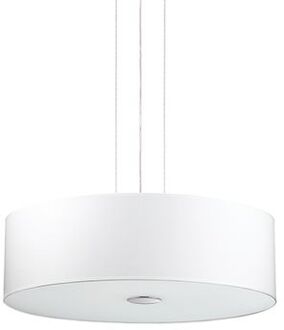 Modern Hanglamp Ideal Lux - Woody - Metaal - E27 - Wit - Binnenverlichting - 4 Lichtpunten - 60w