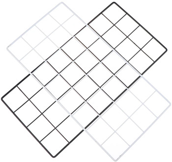 Modern Home Wall Decoration Iron Grid Nordic Art Photo Displaying Frame Party Metal Shelf Mesh Postcards DIY Racks