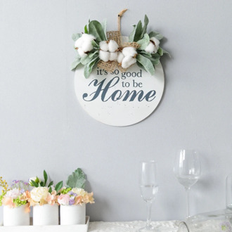 Modern Ins Porch Dry Flower Green Plant Wall Decoration Creative Nordic Door Decoration Wall Hanging Wall Shelf