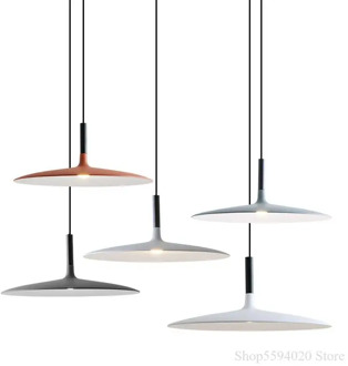Modern Led Aplomb Pendant Lights Designer Minimalist Dining Room Simple Creative Loft Industrial Style Coffee Bar Table Lamp