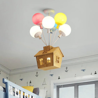 Modern LED Children's chandelier lighting Novelty Colorful balloons pendant lamp child bedroom fixtures Nordic hanging lights