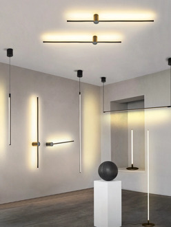 Modern LED Pendant lights Black/Sliver LED Ceiling Suspended pendant Light Lamp for Hall Kitchen Living Room Bedroom