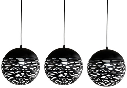 Modern LED Pendant Lights Creative Iron Black/White E27 Bulb Hanging Lamp For Dining Room Bar Bedside Living Room Decoration