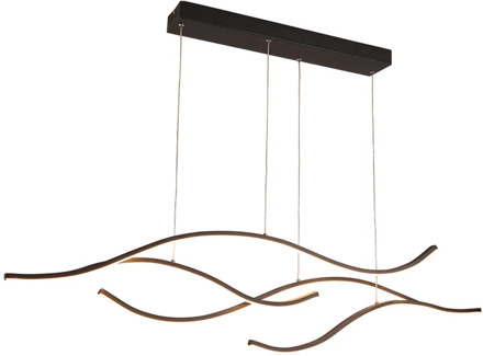 Modern led Pendant lights for Living room lampara colgante Lustre Avize lampadario Black Wave Pendant Lamp for Kitchen office