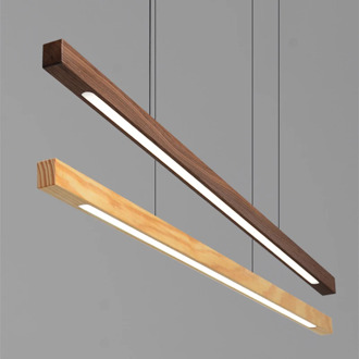 Modern Led Pendant Lights Minimalist Wood Hanglamp For Bedroom Dining Room Study Nordic Decor Office Bar Luminaire Suspension